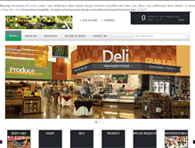 Tablet Screenshot of groceriesinpanamacity.com